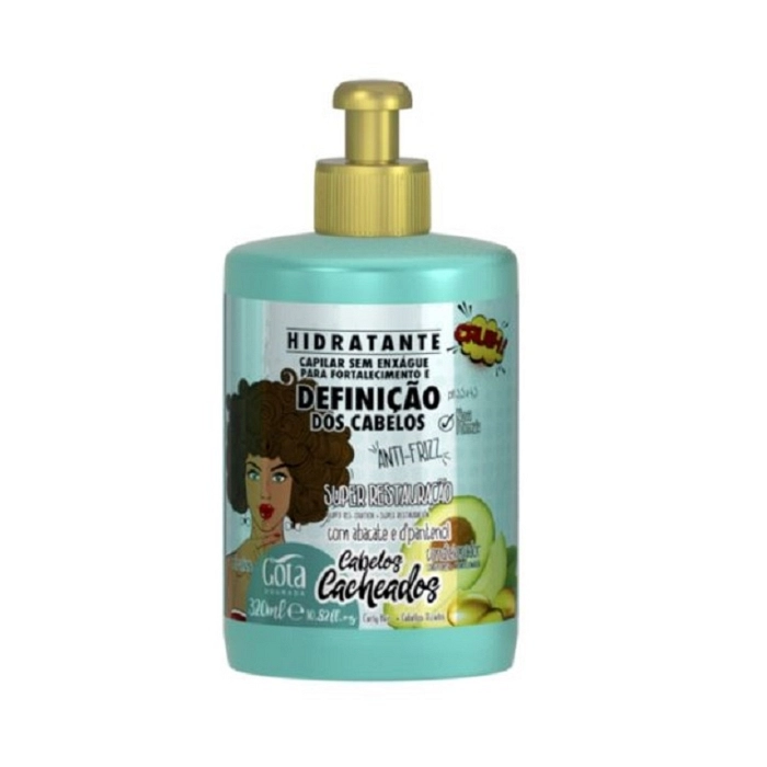 GOTA DOURADA CREME PENTEAR FORTALECIMIENTO CACHEADOS 320 ML - REF G0123 GOTA DOURADA CREME PENTEAR FORTALECIMIENTO CACHEADOS 320 ML - REF G0123