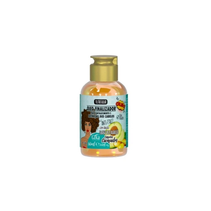 GOTA DOURADA OLEO FINALIZADOR FORTALECIMIENTO CACHEADOS 60 ML - REF G0125 GOTA DOURADA OLEO FINALIZADOR FORTALECIMIENTO CACHEADOS 60 ML - REF G0125