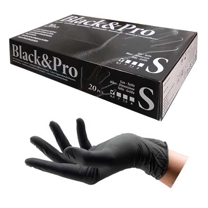 GUANTES BLACK & PRO REUTILIZABLES (20 UNIDADES)