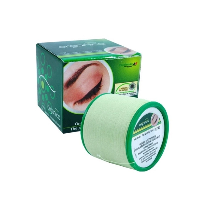 HILO DE ALGODON ORGANICO PARA DEPILACION BOBINA 300M