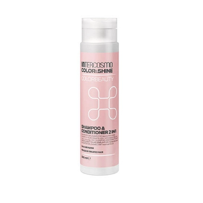 INTERCOSMO CHAMPU Y SUAVIZANTE 2 EN 1 COLOR BEAUTY 300 ML COLOR & SHINE INTERCOSMO CHAMPU Y SUAVIZANTE 2 EN 1 COLOR BEAUTY 300 ML COLOR & SHINE