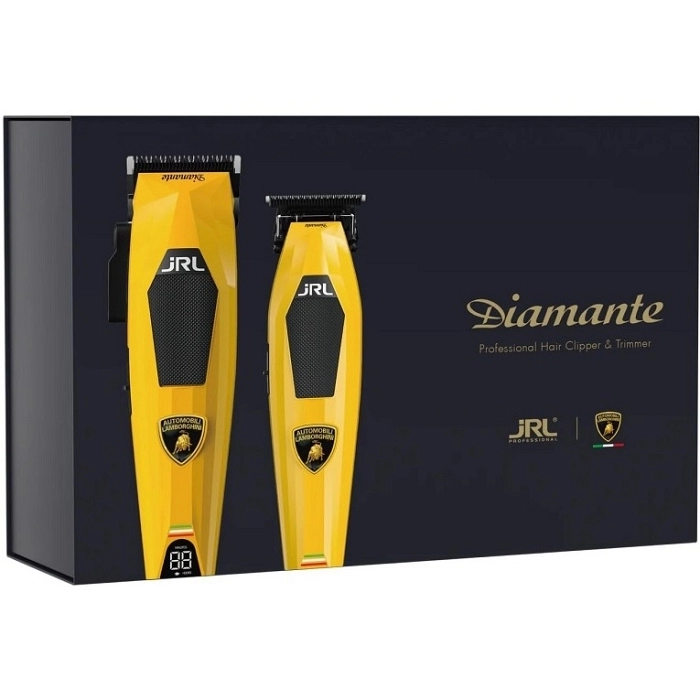JRL COMBO LAMBORGHINI DIAMANTE PROFESIONAL HAIR CLIPPER & TRIMMER - AMARILLO