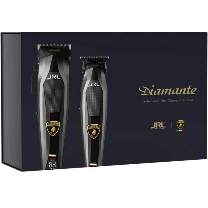 JRL COMBO LAMBORGHINI DIAMANTE PROFESIONAL HAIR CLIPPER & TRIMMER - NEGRO