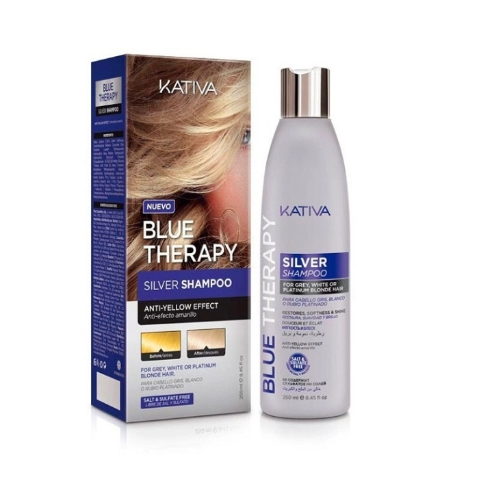 KATIVA BLUE THERAPY CHAMPU CANAS 250 ML KATIVA BLUE THERAPY CHAMPU CANAS 250 ML