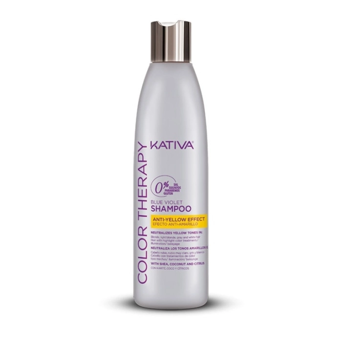 KATIVA COLOR THERAPY ANTI-ANTIAMARILLO CHAMPU 355ML KATIVA COLOR THERAPY ANTI-ANTIAMARILLO CHAMPU 355ML