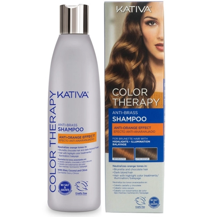 KATIVA COLOR THERAPY ANTI NARANJA CHAMPU 250 ML KATIVA COLOR THERAPY ANTI NARANJA CHAMPU 250 ML