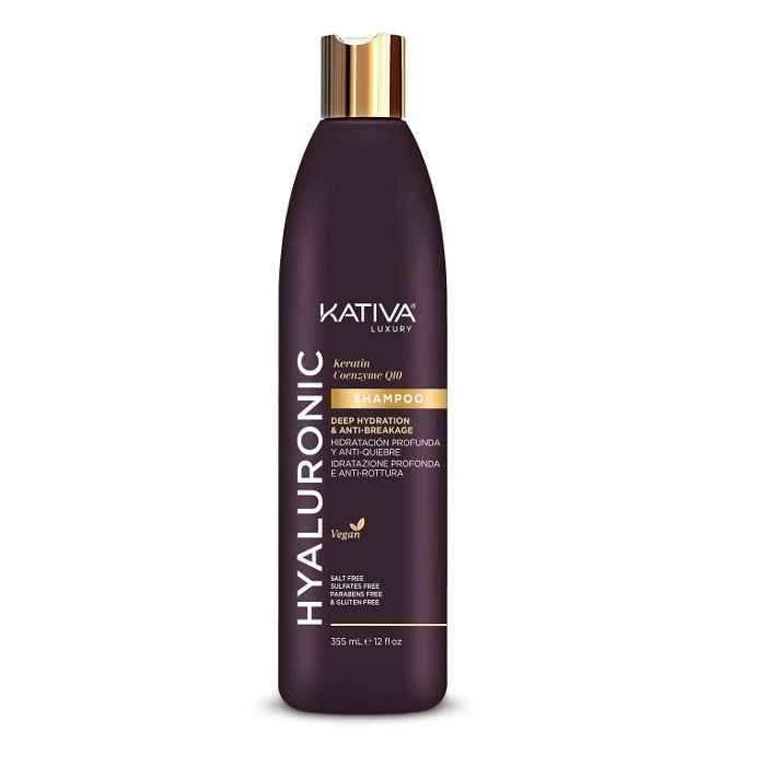 KATIVA HYALURONIC KERATINA Q10 CHAMPU 355ML.