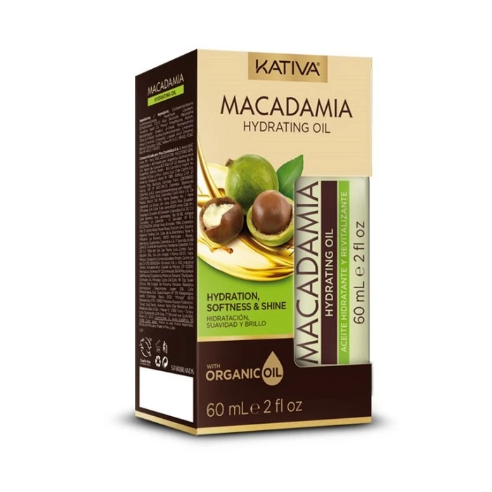 KATIVA MACADAMIA ACEITE HIDRATANTE 60 ML.