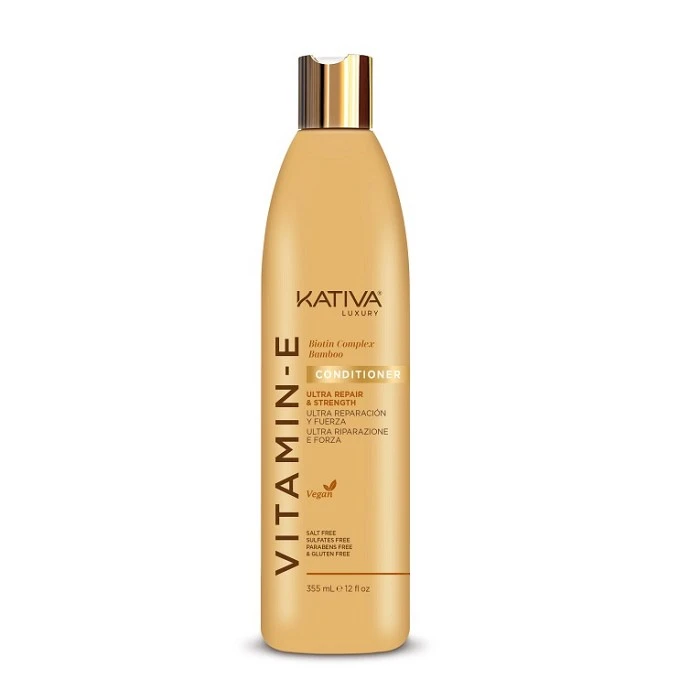 KATIVA VITAMINA E BIOTIN BAMBU ACONDICONADOR 355ML.