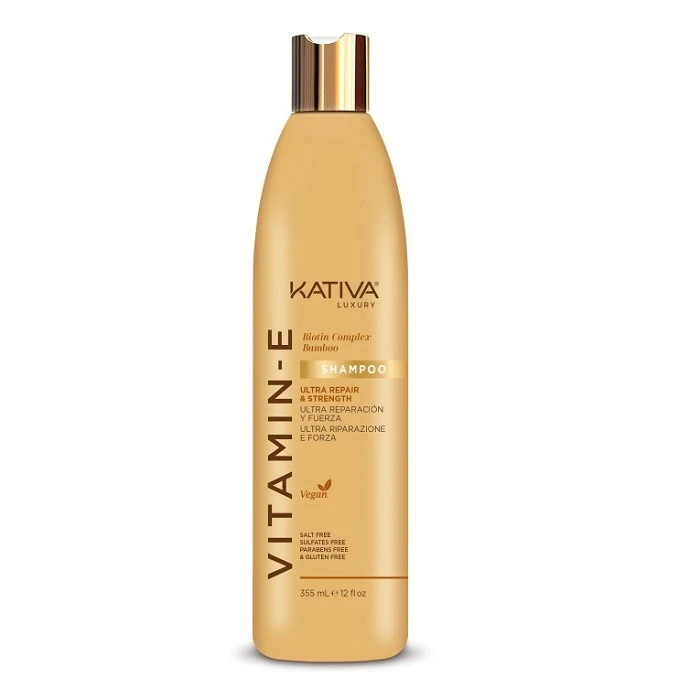 KATIVA VITAMINA E BIOTIN BAMBU CHAMPU 355ML.