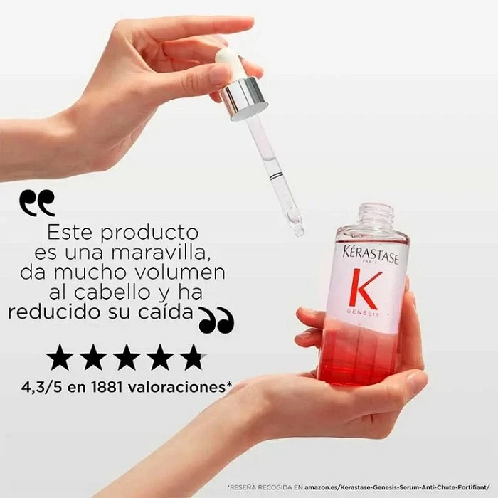 KERASTASE GENESIS TRATAMIENTO SERUM ANTICAIDA FORTIFICANTE 90 ML.