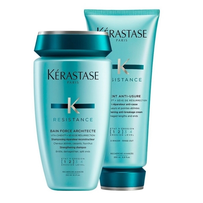 KERASTASE RESISTANCE PACK BAIN FORCE + CIMENT ANTI-USURE KERASTASE RESISTANCE PACK BAIN FORCE + CIMENT ANTI-USURE