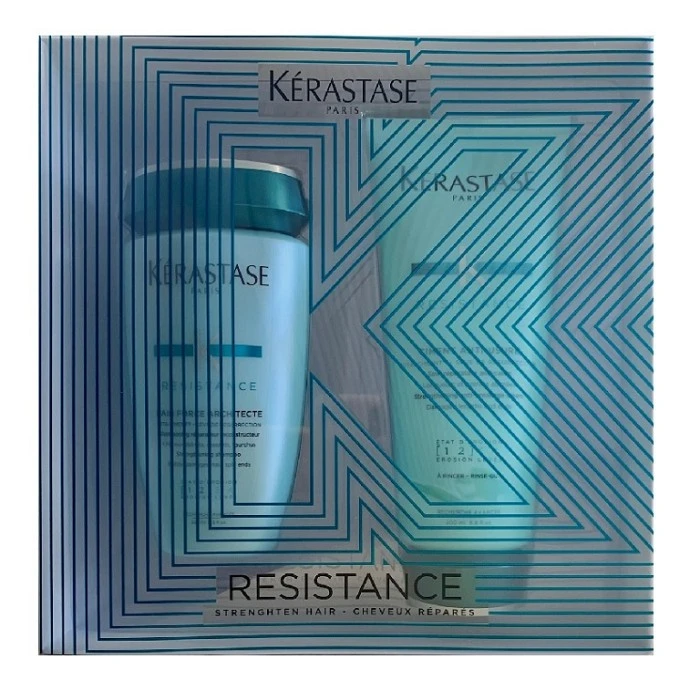 KERASTASE RESISTANCE PACK BAIN FORCE + CIMENT ANTI-USURE
