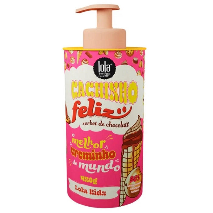 LOLA COSMETICS CACHINHO FELIZ CHOCOLATE CREME DE PENTEAR 450GR