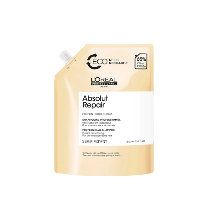 LOREAL CHAMPU ABSOLUT REPAIR GOLD RECARGA 1500 ML SERIE EXPERT LOREAL CHAMPU ABSOLUT REPAIR GOLD RECARGA 1500 ML SERIE EXPERT