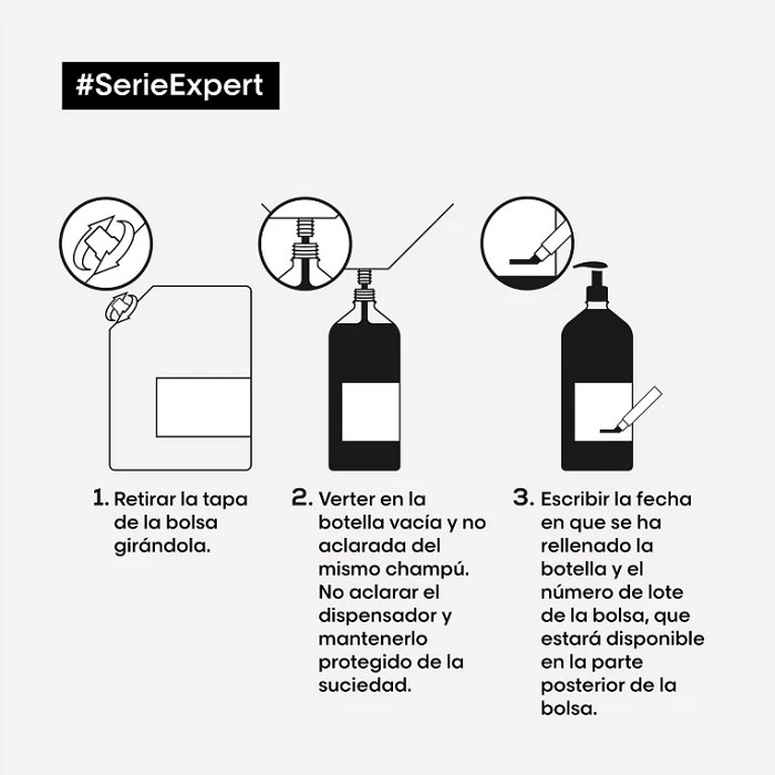 LOREAL CHAMPU ABSOLUT REPAIR GOLD RECARGA 1500 ML. SERIE EXPERT