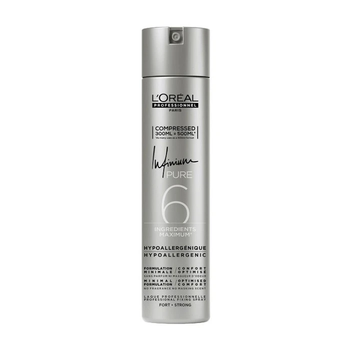 LOREAL LACA INFINIUM PURE STRONG - FUERTE 300ML. (300ML=500ML)