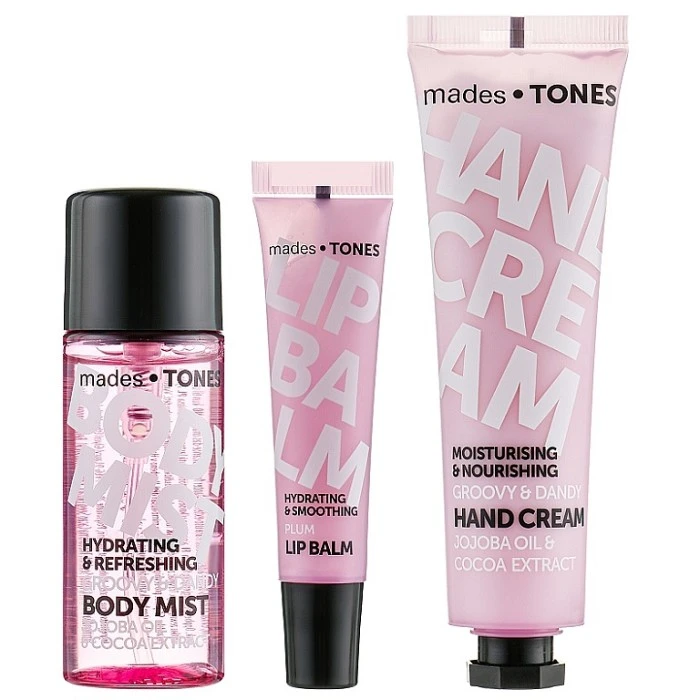 MADES GROOVY & DANDY BEAUTY BOOSTER (BODY MIST+HAND CREAM+LIP BALM)