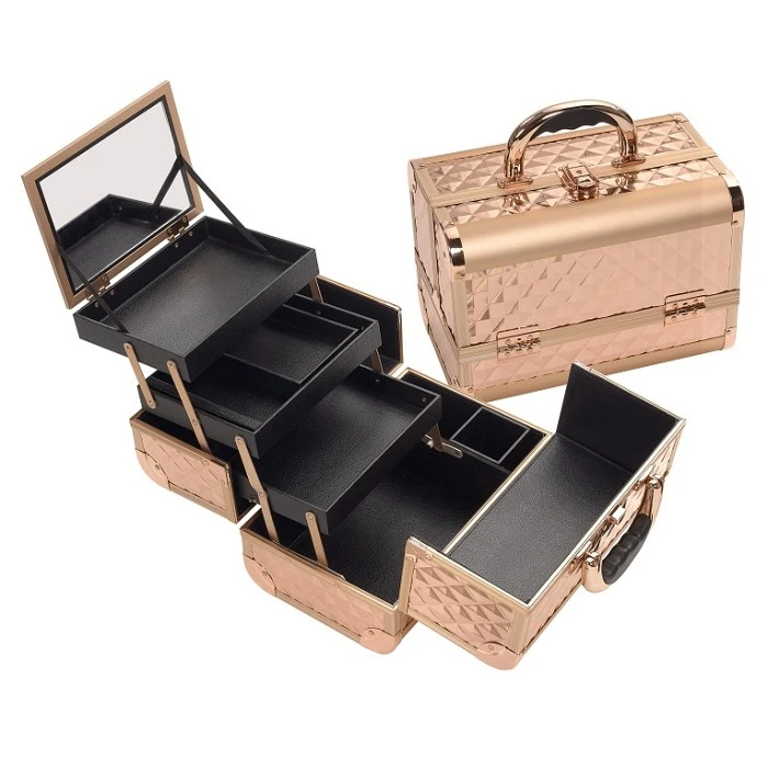 MALETIN DE BELLEZA ROSE GOLD REF.P005170
