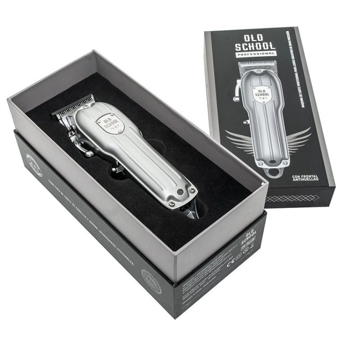 MAQUINA DE CORTE OLD SCHOOL VINTAGE BY AGV BATERIA LITIO 6 PEINES