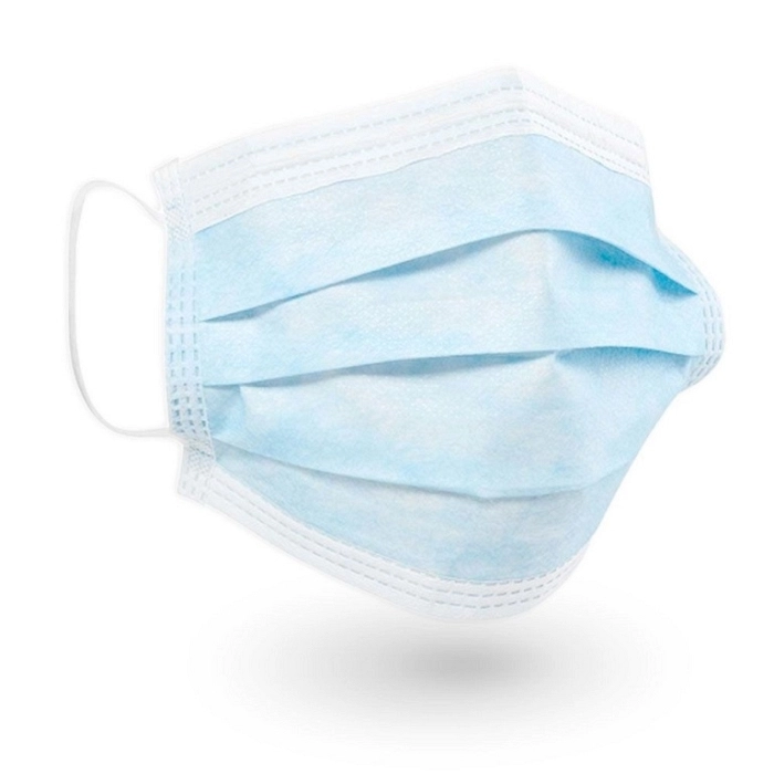 MASCARILLAS MEDICAS 3 CAPAS CON ELASTICOS TYPE II REF246-A (ESTUCHE 50 U)