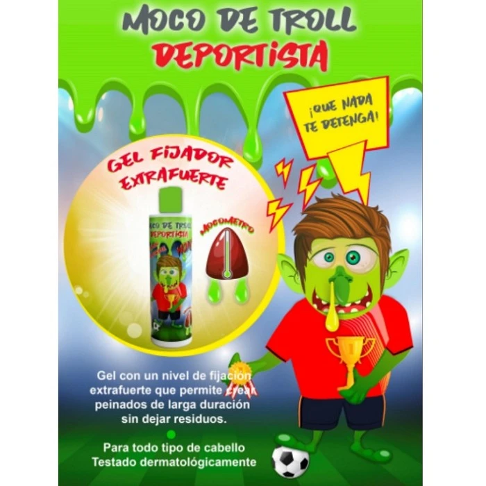 MOCO DE TROLL DEPORTISTA GEL FIJADOR EXTRAFUERTE 300ML.