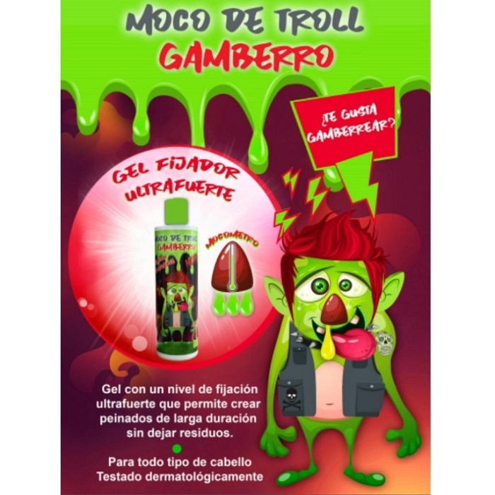 MOCO DE TROLL GAMBERRO GEL FIJADOR ULTRAFUERTE 300ML MOCO DE TROLL GAMBERRO GEL FIJADOR ULTRAFUERTE 300ML