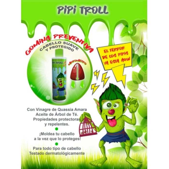 MOCO DE TROLL PIPI TROLL GOMINA PREVENTIVA 300ML.