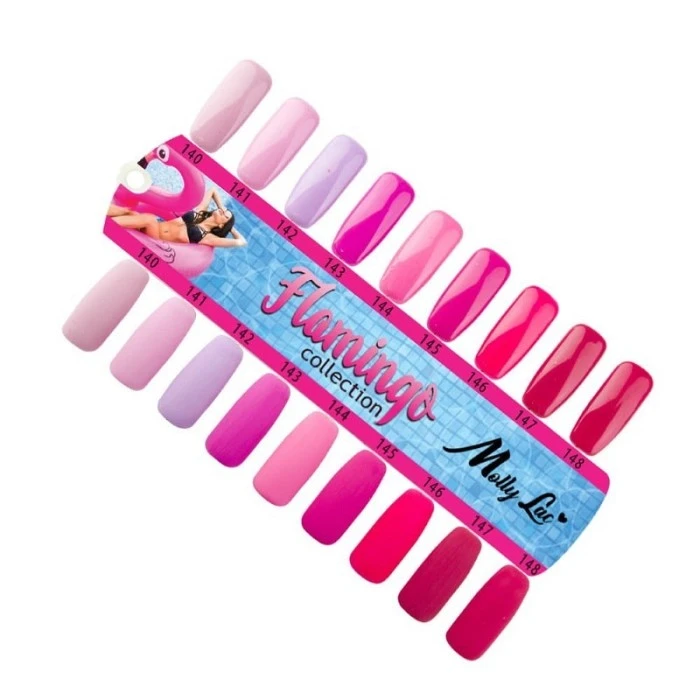 MOLLYLAC ESMALTE SEMIPERMANENTE FLAMINGO 10 ML.