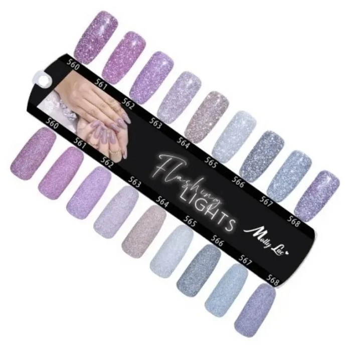 MOLLYLAC ESMALTE SEMIPERMANENTE FLASHING LIGHTS 5 ML.