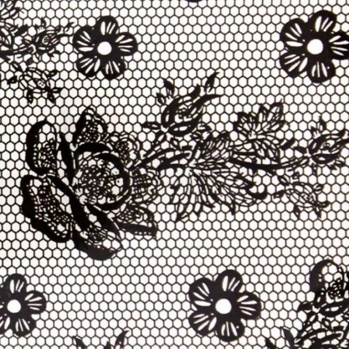 MOLLYLAC FOIL INDIVIDUAL ENCAJE NEGRO ML22015