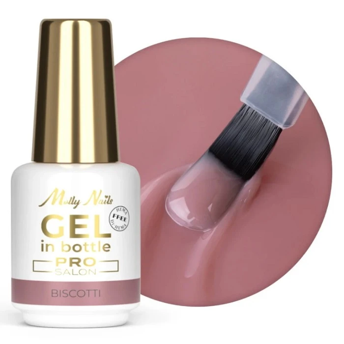 MOLLYLAC GEL IN BOTTLE PRO SALON 15GR BISCOTTI