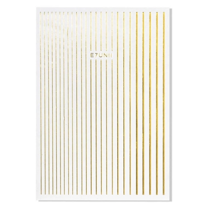 MOLLYLAC PEGATINAS UÑAS TIRA METALICA