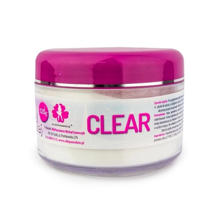 MOLLYLAC POLVO ACRILICO CLEAR 120GR