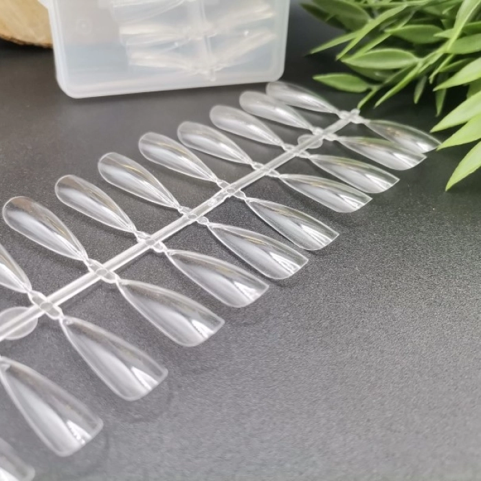 MOLLYLAC TIPS COFFIN STILETTO 240 U TRANSPARENTE