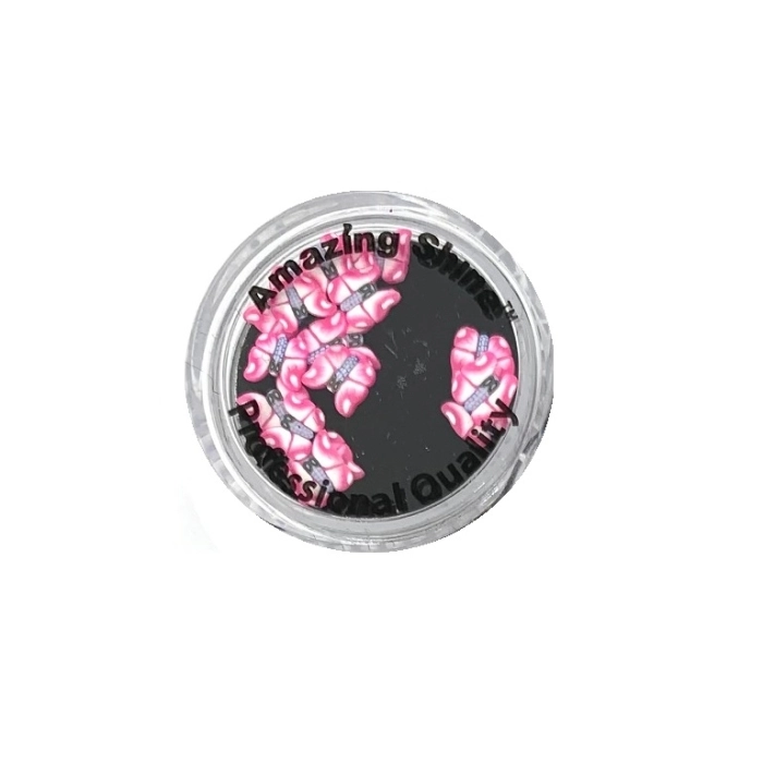 NAIL ART 614 PINK BUTTERFLY