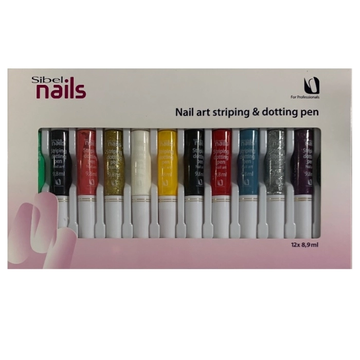 NAIL ART PEN KIT 12 COLORES REF : 6104300