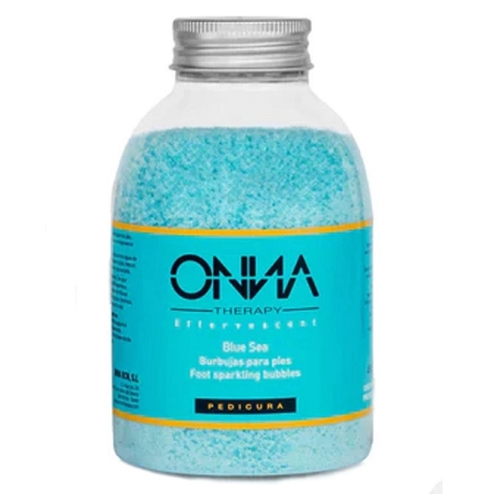 ONNA BUBBLE BLUE SPA BAÑO SALES EFERVESCENTES PEDICURA 500 GR