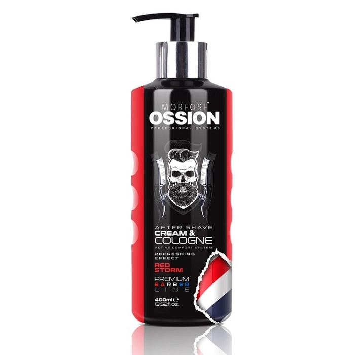 OSSION AFTER SHAVE CREAM COLOGNE RED STORM 400 ML