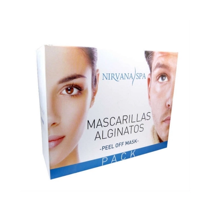 PACK MASCARILLAS ALGINATOS 6 UNID + COCTELERA REF81146 NIRVANA SPA
