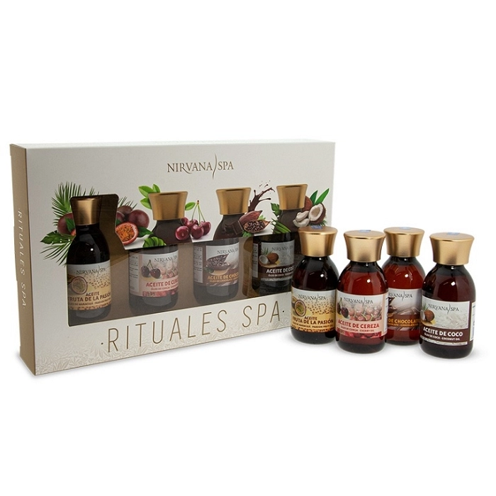 PACK RITUALES SPA REF82033 CEREZA  FRUTA PASION, COCO,CHOCO NIRVANA SPA