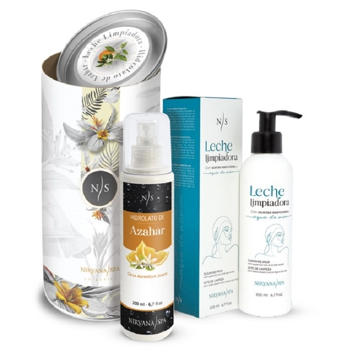 PACK ROLL DELUXE AZAHAR (LECHE LIMP + HIDROL DE AZAHAR) NIRVANA SPA REF 82031 PACK ROLL DELUXE AZAHAR (LECHE LIMP + HIDROL DE AZAHAR) NIRVANA SPA REF 82031