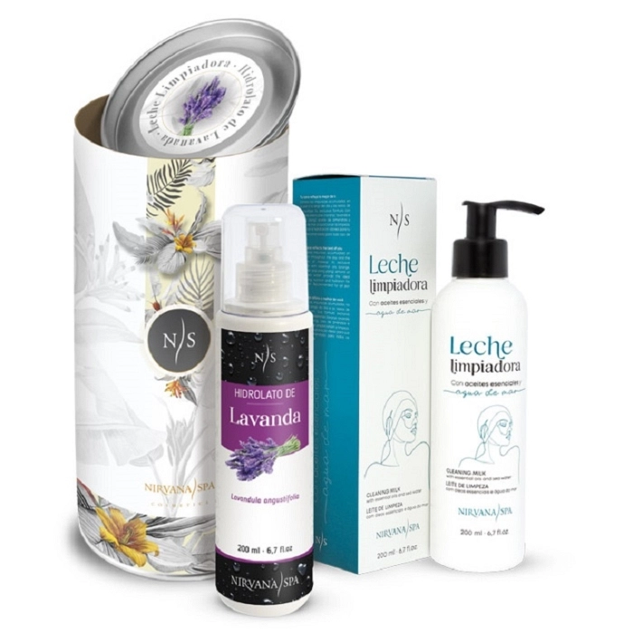 PACK ROLL DELUXE LAVANDA (LECHE LIMP + HIDROL LAVANDA) NIRVANA SPA REF 82029 PACK ROLL DELUXE LAVANDA (LECHE LIMP + HIDROL LAVANDA) NIRVANA SPA REF 82029