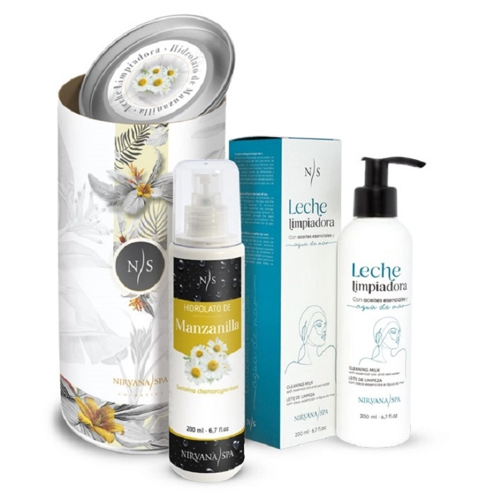 PACK ROLL DELUXE MANZANILLA (LECHE LIMP+ HIDROL DE MANZA) NIRVANA SPA REF 82030 PACK ROLL DELUXE MANZANILLA (LECHE LIMP+ HIDROL DE MANZA) NIRVANA SPA REF 82030