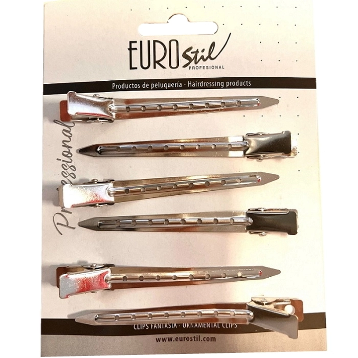PINZAS CURVADAS PATO CARTON 6 U REF00093