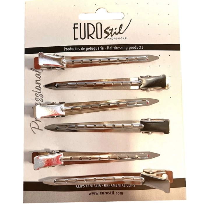 PINZAS CURVADAS PATO CARTON 6 U REF00093