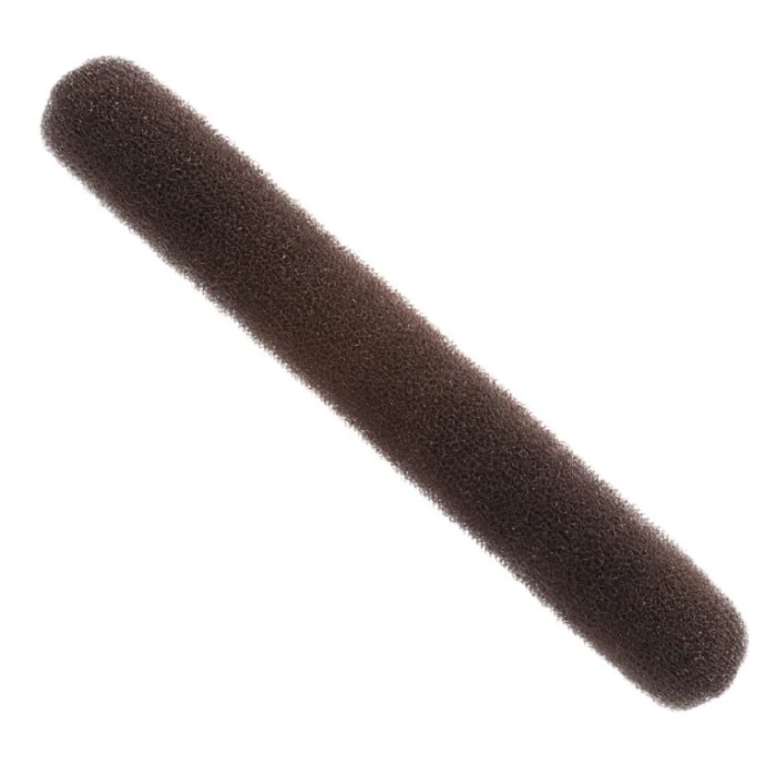 RELLENO MOÑO ALARGADO CORCHETES CASTAÑO OSCURO REF.03002/67