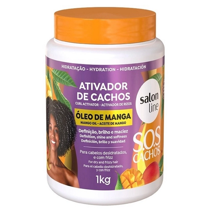 SALON LINE SOS ACTIVADOR RIZOS OLEO MANGO TRADICIONAL 1 KG - REF SL0005 SALON LINE SOS ACTIVADOR RIZOS OLEO MANGO TRADICIONAL 1 KG - REF SL0005