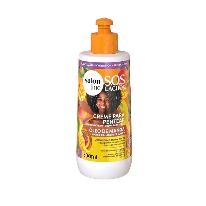 SALON LINE SOS CREMA PEINADO OLEO MANGO TRADICIONAL 300 ML - REF SL0003 SALON LINE SOS CREMA PEINADO OLEO MANGO TRADICIONAL 300 ML - REF SL0003