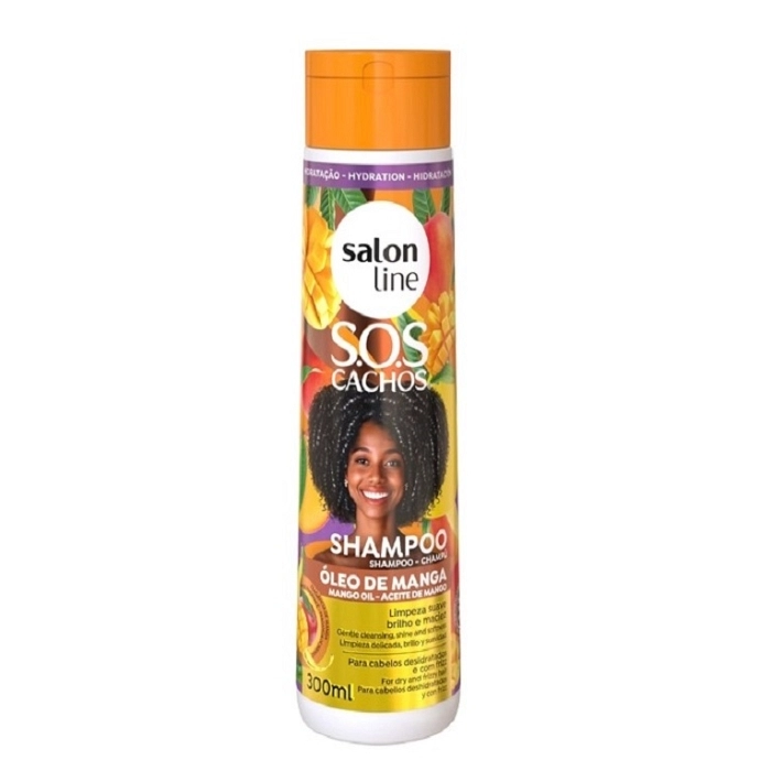 SALON LINE SOS SHAMPOO OLEO MANGO TRADICIONAL 300 ML - REF SL0001 SALON LINE SOS SHAMPOO OLEO MANGO TRADICIONAL 300 ML - REF SL0001